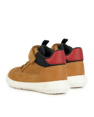 SNEAKERS GEOX BAMBINO PRIMI PASSI B HYROO A - SCAM.+GBK CER. CURRY/BLACK 20-23 B365DA 022ME C2306/A