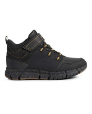 SNEAKERS GEOX BAMBINO J FLEXYPER B.B ABX A - NBK+NYL BLACK/DK YELLOW J949XA 032FU C9241/B