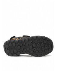 SANDALI GEOX BAMBINO J VANIETT B.C. LYCRA+PR.DBK MILITARY/ORANGE J155XC 015CE C0623 TG:28,30,31,32,33,35