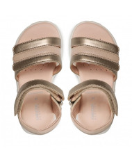 SANDALI GEOX BAMBINA HAITI PLATINUM J258ZA 0NFBC C2010 TG:28-35