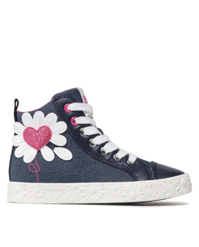 SNEAKERS GEOX ALTA BAMBINA J CIAK G B TELLA BRILL GBK NAVY J2504B 00954 C4002 tg:28,29,30,31,32,33,34,35