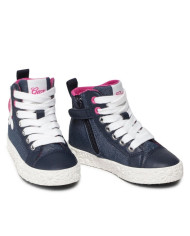 SNEAKERS GEOX ALTA BAMBINA J CIAK G B TELLA BRILL GBK NAVY J2504B 00954 C4002 tg:28,29,30,31,32,33,34,35