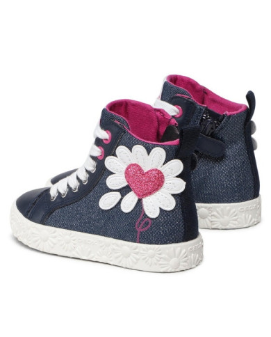 SNEAKERS GEOX ALTA BAMBINA J CIAK G B TELLA BRILL GBK NAVY J2504B 00954 C4002 tg:36,37,38,39