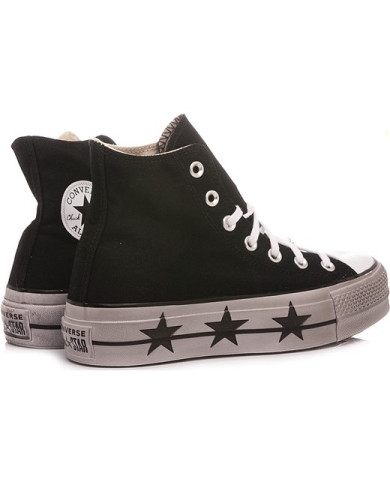 SNEAKERS CONVERSE DONNA BLACK STARS 567387C