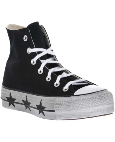 SNEAKERS CONVERSE DONNA BLACK STARS 567387C