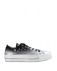 SNEAKERS CONVERSE ALL STAR DONNA NERO & ARGENTO 569129C