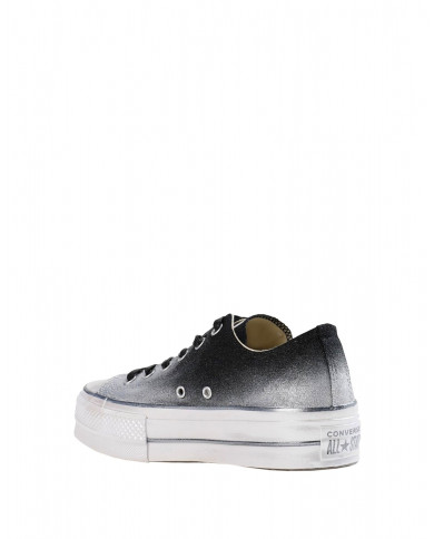 SNEAKERS CONVERSE ALL STAR DONNA NERO & ARGENTO 569129C