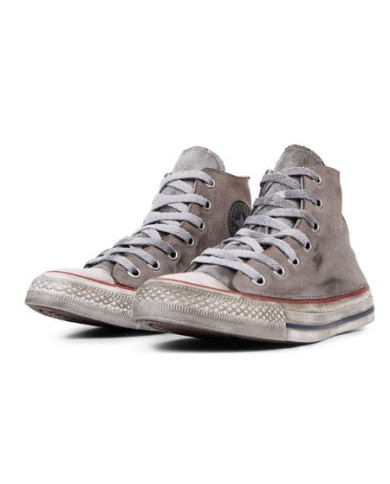 SNEAKERS CONVERSE UNISEX CT AS CANVAS/LEATH LTD HI OPT.WHITE/GREY VINTAGE 165775C
