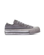 SNEAKERS CONVERSE DONNA GRAY/WHITE PLATFORM 563112C