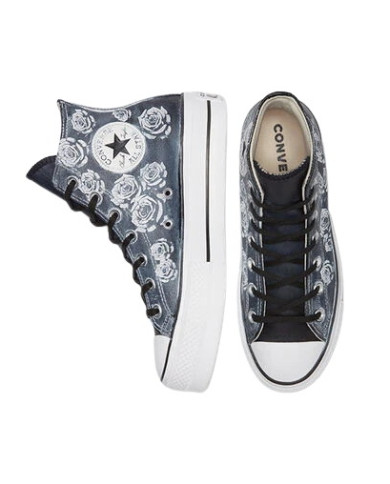 SNEAKERS CONVERSE DONNA BLACK ROSES A04311C LIMITED EDITION