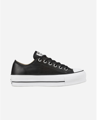 SNEAKERS CONVERSE DONNA PLATFORM LEATHER 561681C BLK
