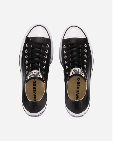 SNEAKERS CONVERSE DONNA PLATFORM LEATHER 561681C BLK