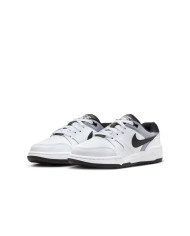 SNEAKERS NIKE FULL FORCE LOW GS BAMBINO  WHITE BLACK PEWTER FV5929 101