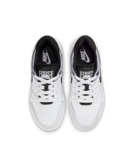 SNEAKERS NIKE FULL FORCE LOW GS BAMBINO  WHITE BLACK PEWTER FV5929 101