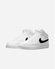 SNEAKERS  NIKE COURT VISION MID NN UOMO  WHITE/BLACK/WHITE