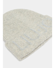 BERRETTO LIU JO DONNA BEANIE CON LOGO LUREX BIANCO LANA 2F5020 M0300 10701