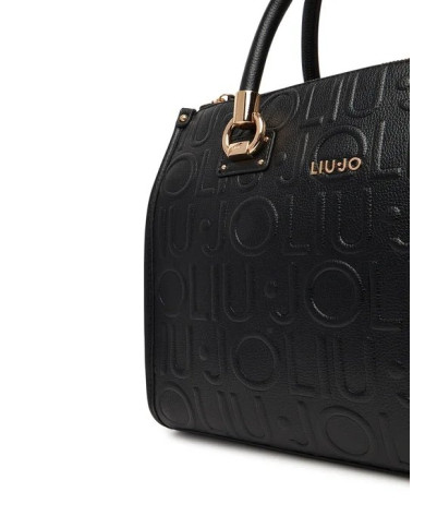 BORSA  LIU JO DONNA  ECS M SATCHEL NERO 34X15X25CM AF5008 E0538 222221