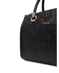 BORSA  LIU JO DONNA  ECS M SATCHEL NERO 34X15X25CM AF5008 E0538 222221