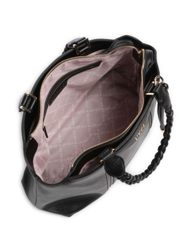 BORSA  LIU JO DONNA  ECS M SATCHEL NERO 34X23X13CM AF5076 E0027 22222
