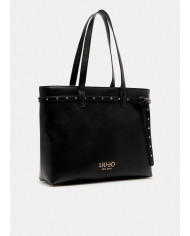BORSA  LIU JO DONNA  ECS M TOTE NERO. 48X8X30CM AAF5135 E0058 22222
