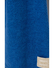 SCIARPA LIU JO DONNA STOLA GARZATA BLU LAGUNA 2F4011 T0300 94053