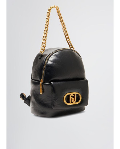ZAINO LIU JO DONNA LAPUFFY ECS M BACKPACK  NERO 22X11X28CM AA5143 E0886 22222