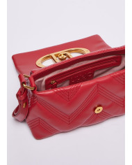 BORSA LIU JO BETTER DONNA A SPALLA TRACOLLA ROSSA MATELASSE' 26X8X16CM AF3413 E0426 81551