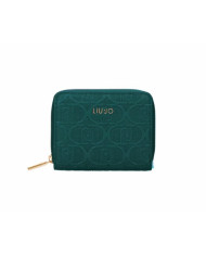 PORTAFOGLIO LIU JO  ECS M ZIP DEEP EMERALD 13.5X3X10CM AF4281 E0538 95025