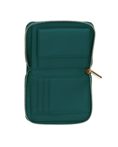 PORTAFOGLIO LIU JO  ECS M ZIP DEEP EMERALD 13.5X3X10CM AF4281 E0538 95025