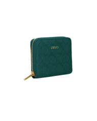 PORTAFOGLIO LIU JO  ECS M ZIP DEEP EMERALD 13.5X3X10CM AF4281 E0538 95025
