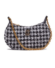 BORSA LIU JO DONNA PIED DE POULE TESSUTO BOUCLE' AF3110 T6534 09E641