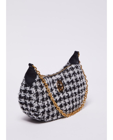 BORSA LIU JO DONNA PIED DE POULE TESSUTO BOUCLE' AF3110 T6534 09E641