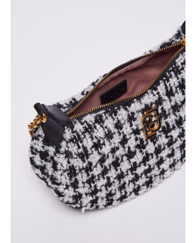 BORSA LIU JO DONNA PIED DE POULE TESSUTO BOUCLE' AF3110 T6534 09E641