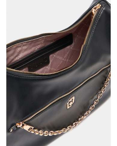 BORSA LIU JO DONNA M HOBO NERO 34X12X28CM AF5322 E0077 22222