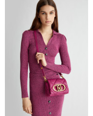 BORSA TRACOLLA LIU JO DONNA ECS S LA PUFFY FUCSIA MATELASSE' 19X6X13CM AF4269 E0426 92434