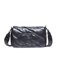 BORSA TRACOLLA LIU JO DONNA GLOSSY MATELASSE' ANTRACITE 30X11X17CM AF4137 E0022 04020