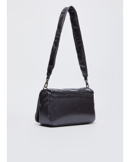 BORSA TRACOLLA LIU JO DONNA GLOSSY MATELASSE' ANTRACITE 30X11X17CM AF4137 E0022 04020
