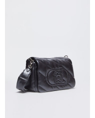 BORSA TRACOLLA LIU JO DONNA GLOSSY MATELASSE' ANTRACITE 30X11X17CM AF4137 E0022 04020