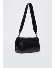 BORSA TRACOLLA LIU JO DONNA GLOSSY MATELASSE' BLACK 30X11X17CM AF4137 E0022 22222