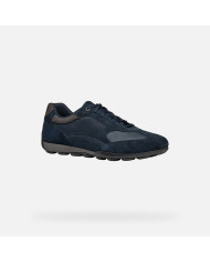 SNEAKERS GEOX UOMO  U SNAKE 2.0  SCAM. TESSUTO  NAVY U45GXC 02211 C4064