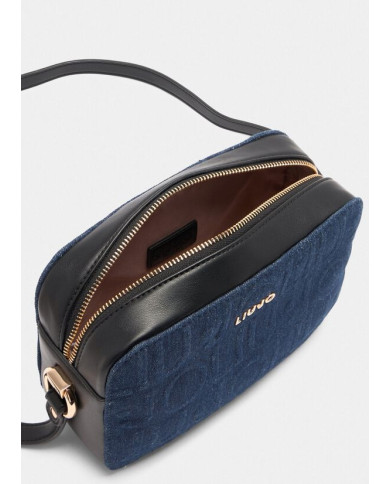 BORSA TRACOLLA LIU JO DONNA  ECS M CAMERA CASE DRESS BLUE 25X10X20CM AF5159 D0001 94024