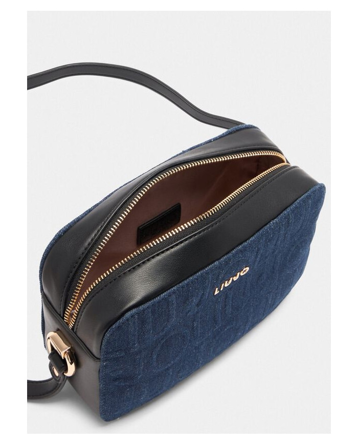 BORSA TRACOLLA LIU JO DONNA  ECS M CAMERA CASE DRESS BLUE 25X10X20CM AF5159 D0001 94024