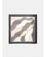 FOULARD  LIU JO DONNA CHAIN ANIM BLACK 120X120CM 2F5074 T0300 22222
