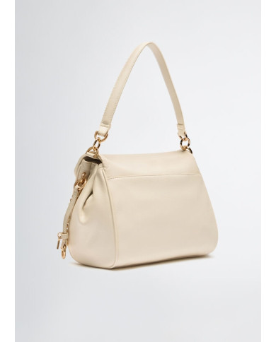 BORSA LIU JO DONNA CREAM  ECS M HOBO 28X12X21CM  AA5018 E0037 X0459