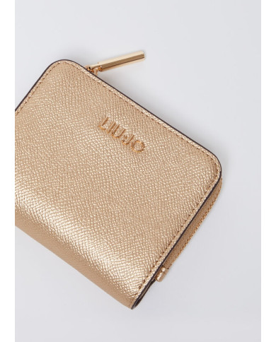 PORTACARTE LIU JO DONNA CREDIT CARD CASE GOLD 11X2X9CM AF4271 E0087 00529