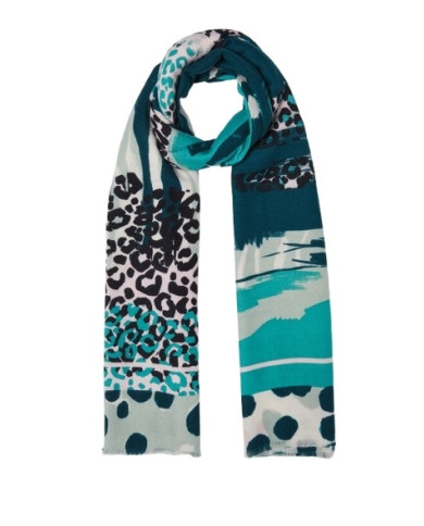 FOULARD LIU JO DONNA STOLA STAMPA ANIMALIER 70X180 2F4089 T0300 95025