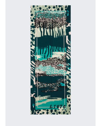 FOULARD LIU JO DONNA STOLA STAMPA ANIMALIER 70X180 2F4089 T0300 95025
