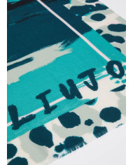 FOULARD LIU JO DONNA STOLA STAMPA ANIMALIER 70X180 2F4089 T0300 95025