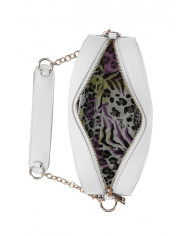 BORSA LIU JO DONNA TRACOLLA WHITE CON LOGO 22X7X16CM AA4093 E0037 01065