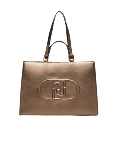 BORSA LIU JO DONNA SHOPPING BAG L TOTE BRONZO MET. 40X15X28CM AF4245 E0332 04000
